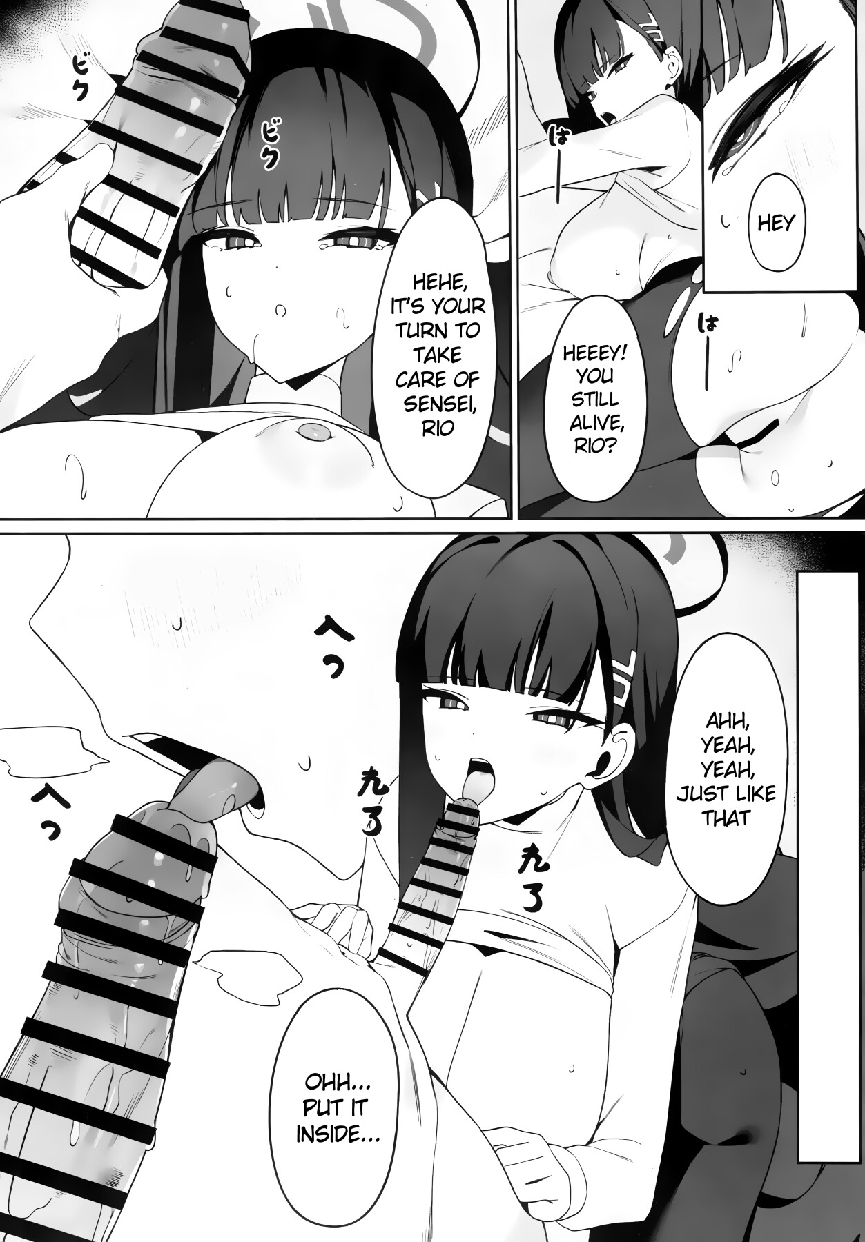 Hentai Manga Comic-President Rio's Apology Sex-Read-11
